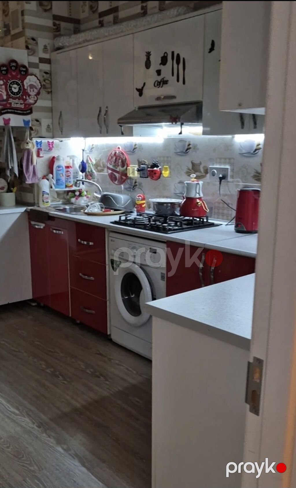 2 otaqlı mənzil – interyer təsviri - Dəhliz: Açıq planlı keçid — Daşınmaz əmlak, Digah (5)