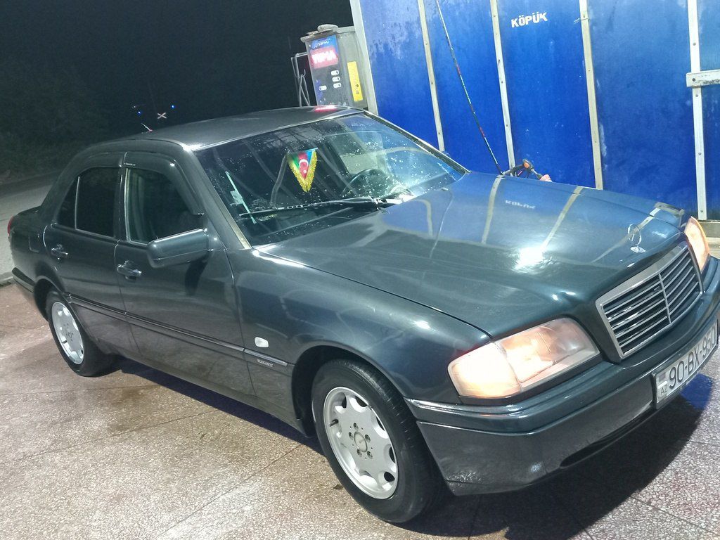 Mercedes C 200, 2.0 L, 1995 il, 32 000 km — Avtomobillər, Şəmkir (11)
