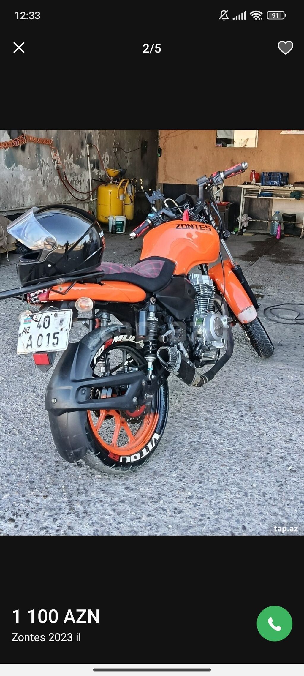 Zontes 2023 il — Motosikletlər, Bakı (4)