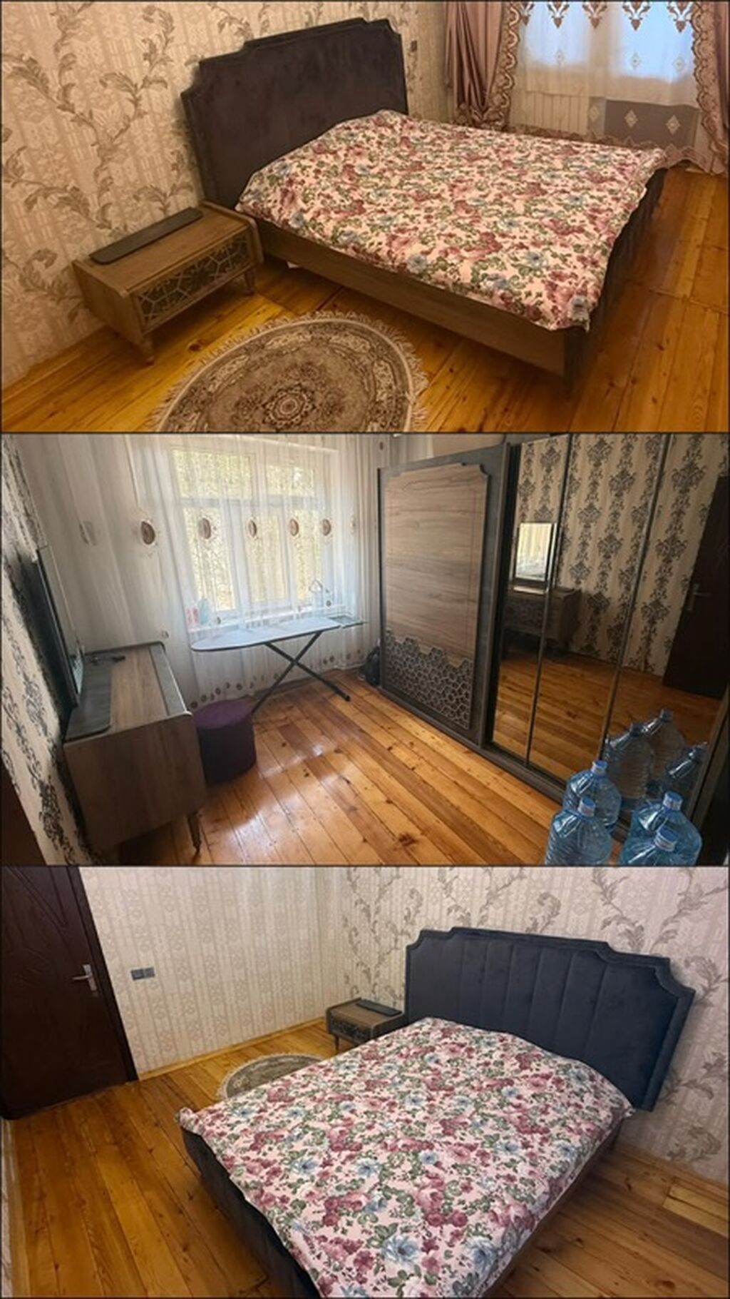 Hünkar yataq otağı dəsti - Komplekt: çarpayı (yumşaq başlıqla), 2