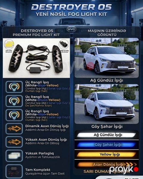 BYD Destroyer 05 faraları