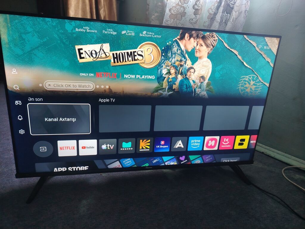 Yeni Televizor Hisense 43" Ödənişli çatdırılma — Televizorlar, Digah (2)