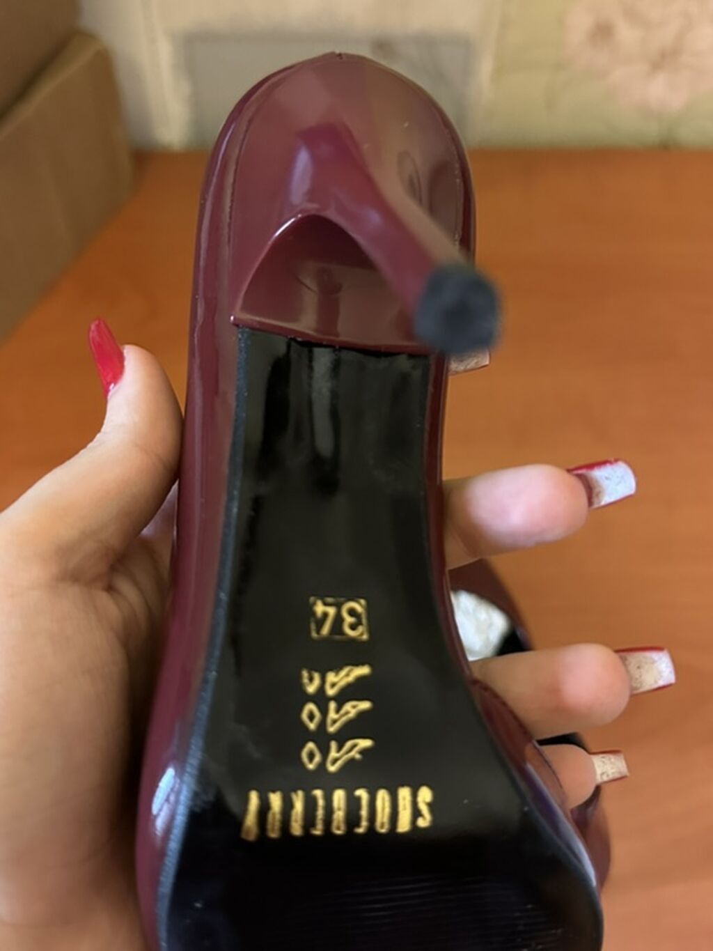 Tuflilər, Ölçü: 34, rəng - Qırmızı, Yeni — Şəxsi əşyalar, Bakı (4)
