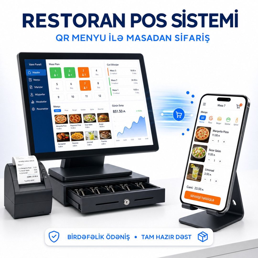 Restoran POS sistemi — Biznes və avadanlıq, Bakı