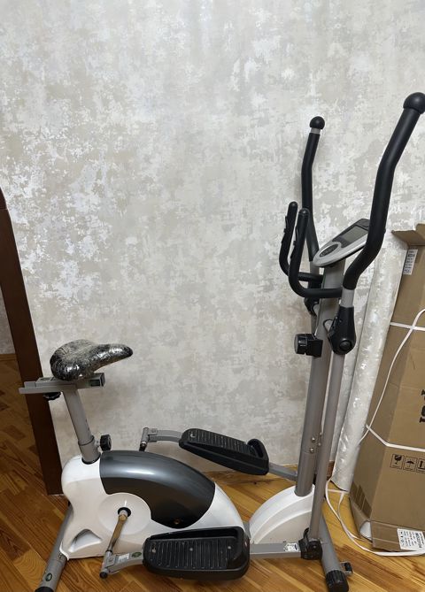 2-in-1 elliptik trenajor (velosiped və xizək rejimi)