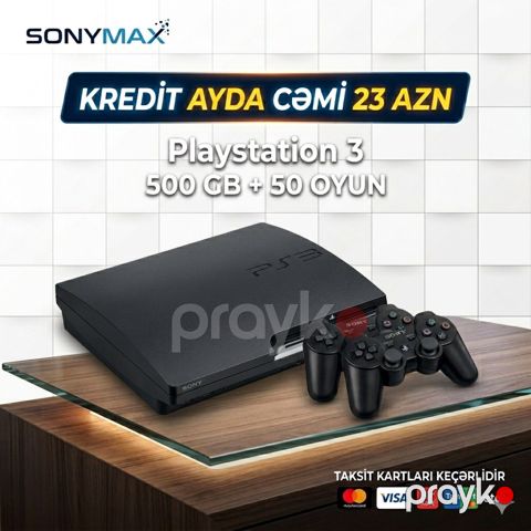 PlayStation 3 Slim 500 GB — Bakı