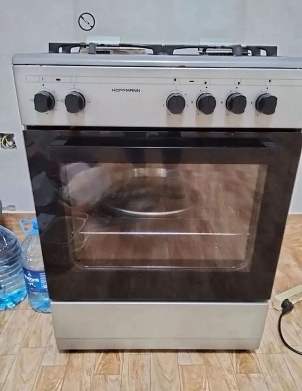 Qarışıq sobası Ayrıca dayanan, 4 gözlü, İşlənmiş