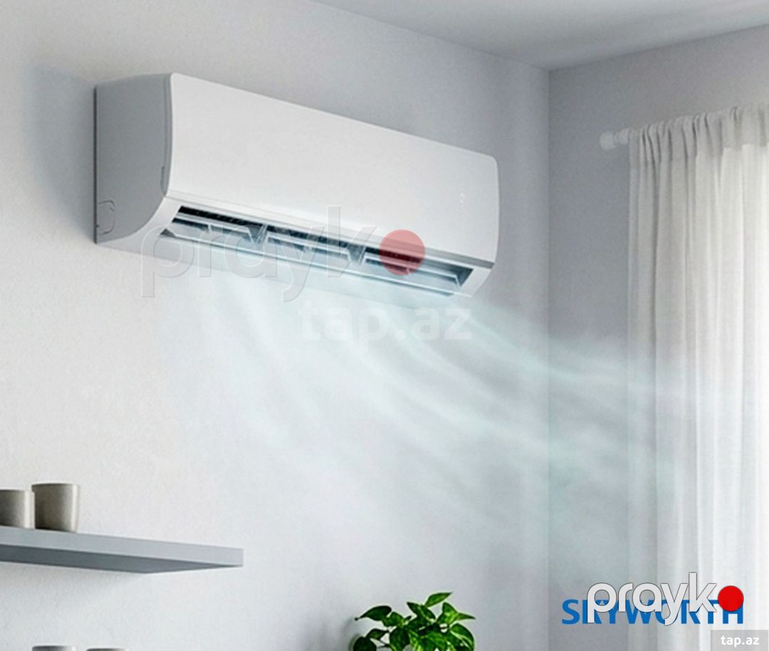 Kondisioner Skyworth inverter+Wi-Fi 9000 BTU — Ev texnikası, Bakı (2)