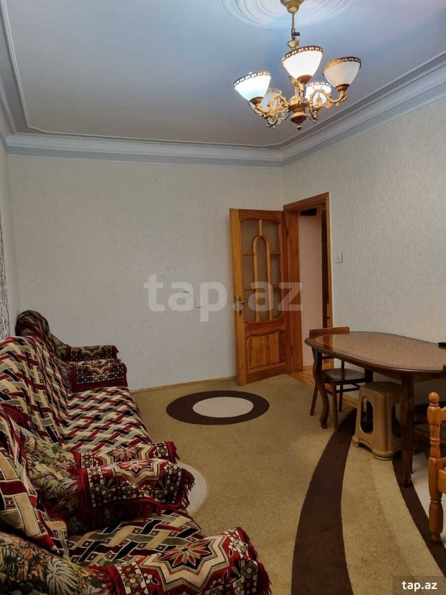 3-otaqlı mənzil kirayə verilir, 8-ci mkr., 80 m² — Daşınmaz əmlak, Bakı