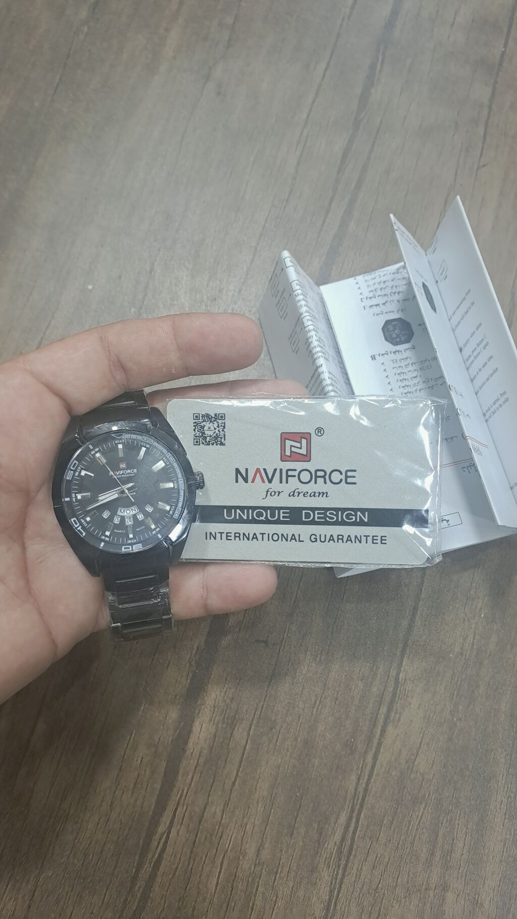 NAVIFORCE kişi qol saatı - Brend: NAVIFORCE - Mexanizm: Quartz - Suya — Qol saatları, Mehdiabad