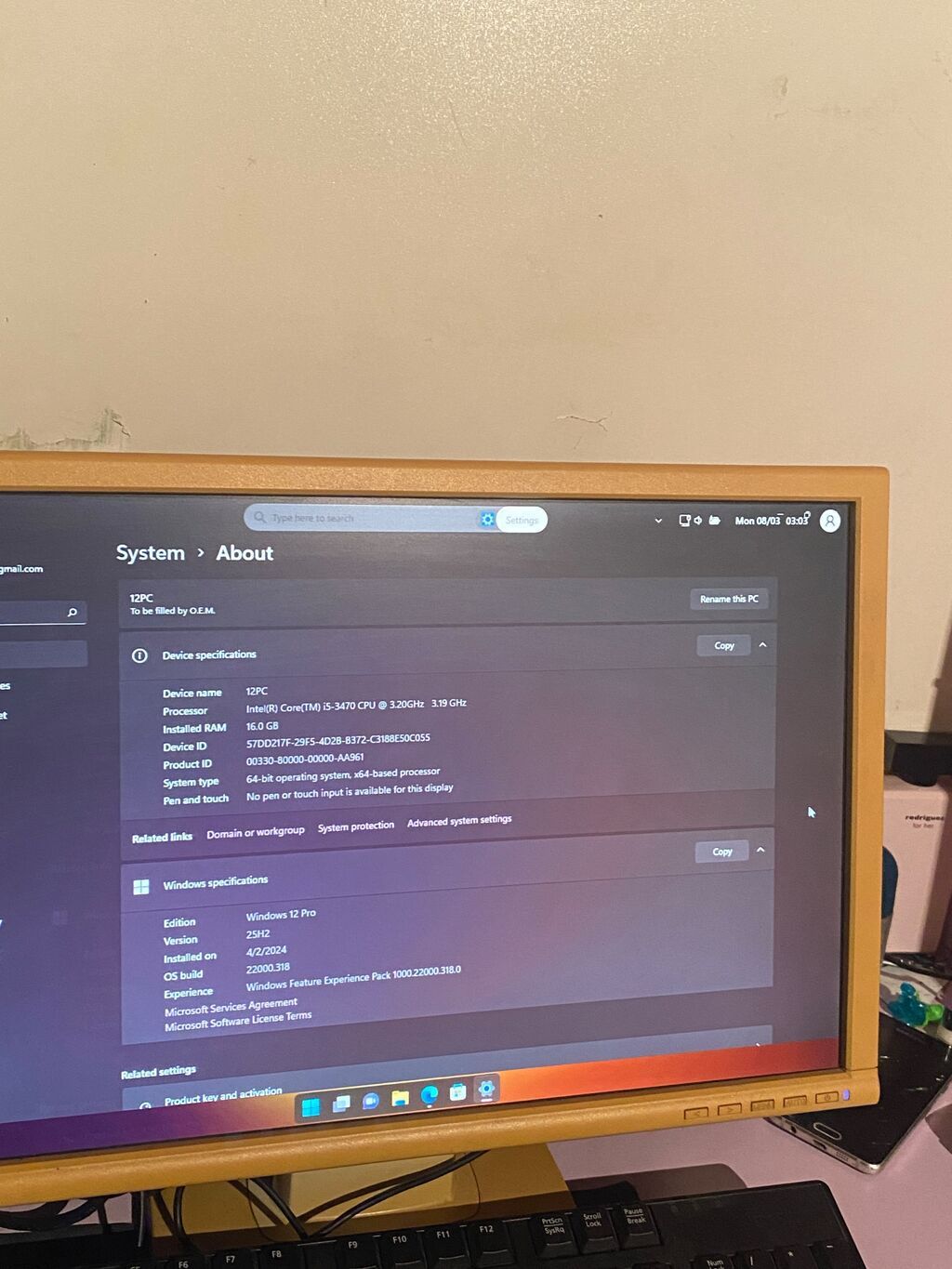 Masaüstü PC – Windows 12 Pro ilə Texniki xüsusiyyətlər: esonic h61 — Elektronika, Bakı (2)