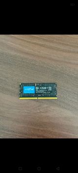 Crucial 16GB DDR5 SO-DIMM RAM Üstdən çıxma yeni - Tutum: 16 GB - Növ — Оперативная память