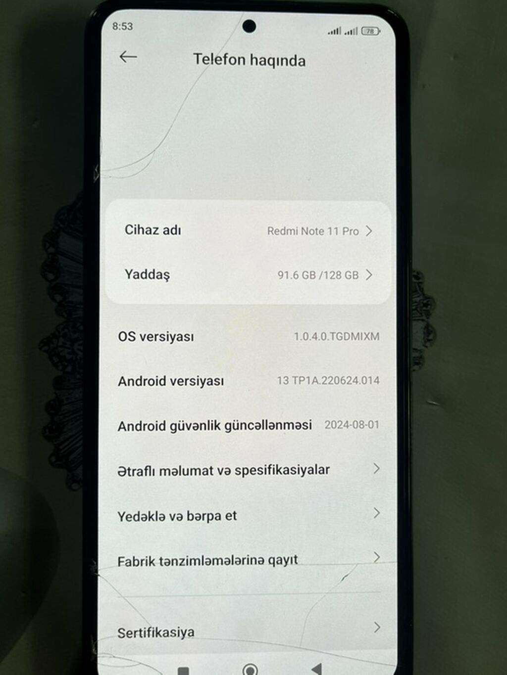 Xiaomi 11T Pro, 128 GB, rəng - Qara, İki sim kartlı — Xiaomi, Gəncə