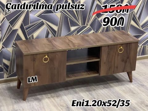 Siyirməsiz, Polkalı, Teksturalı laminat, Zəmanətsiz, Kredit yoxdur — Min bir xirdavat dunyasi — Televizor altlıqları və stendlər