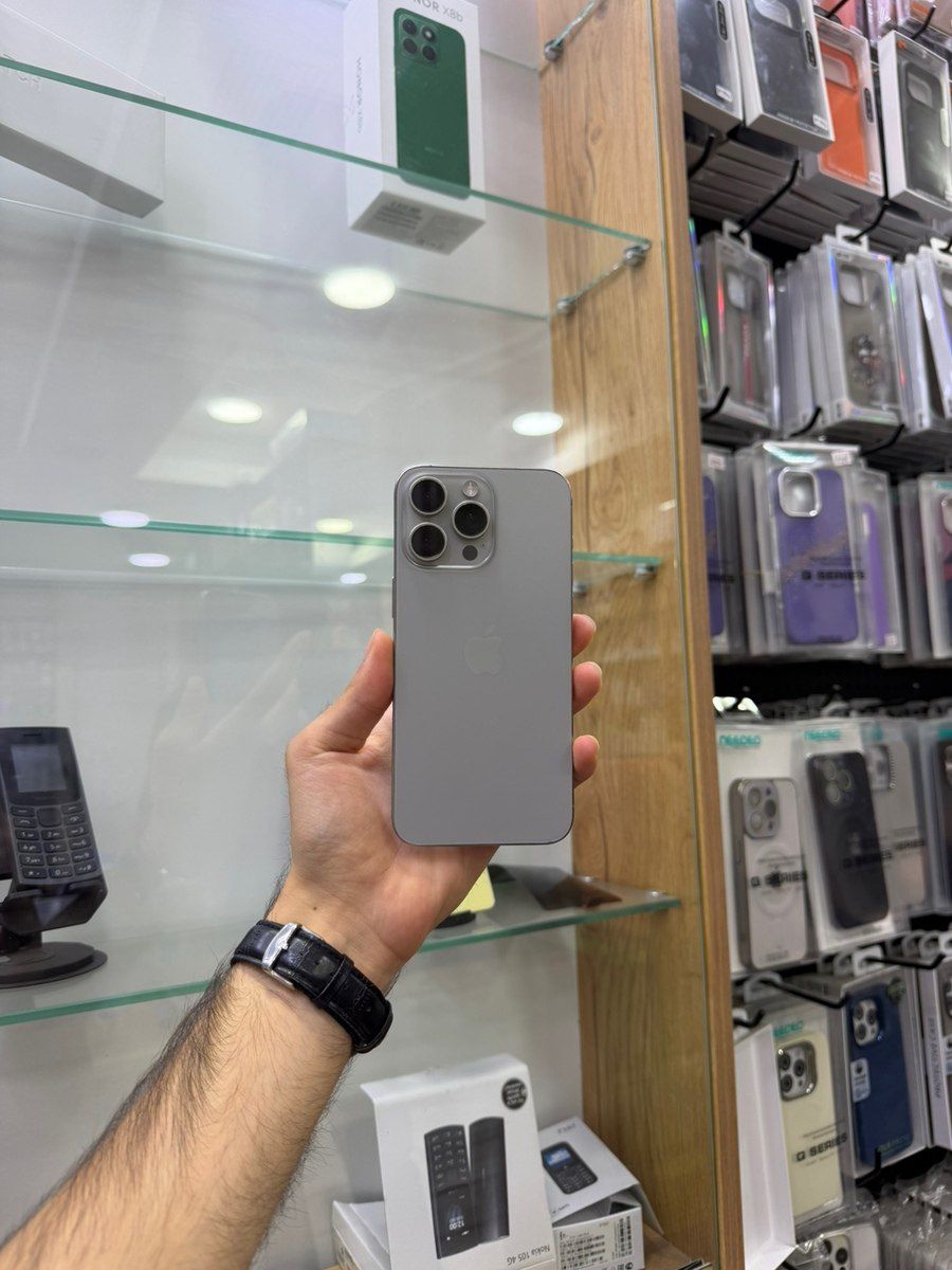 Apple iPhone 15 Pro Max Natural Titanium 256GB/8GB — Smartfonlar, Bakı