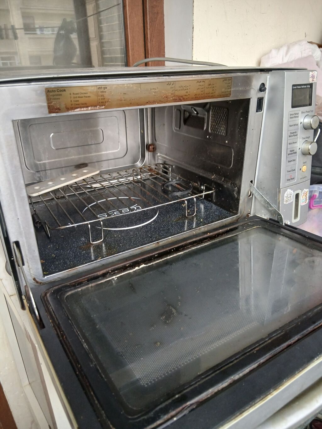 Panasonic NN-GS597M buxarlı konveksiya mikrodalğalı soba — Inverter — Mikrodalğalı sobalar, Masazır (4)