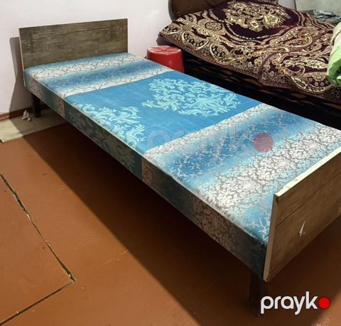 Tək nəfərlik taxta çarpayı 90×190 sm