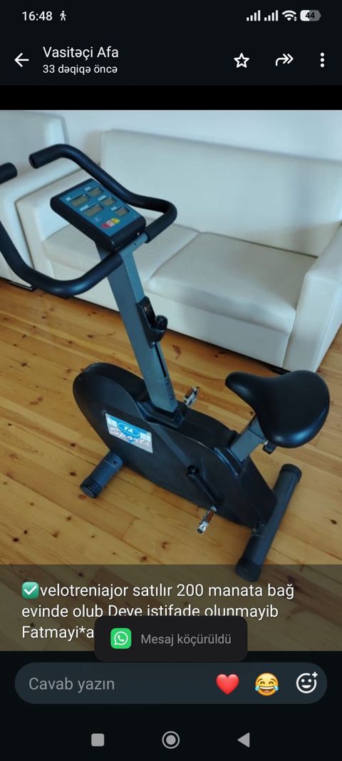 ✅velotreniajor satılır 200 manata bağ evinde olub Deye istifade — İdman və Əyləncə