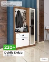 Dəhliz Dolabı 35×200×90 sm — Вешалки