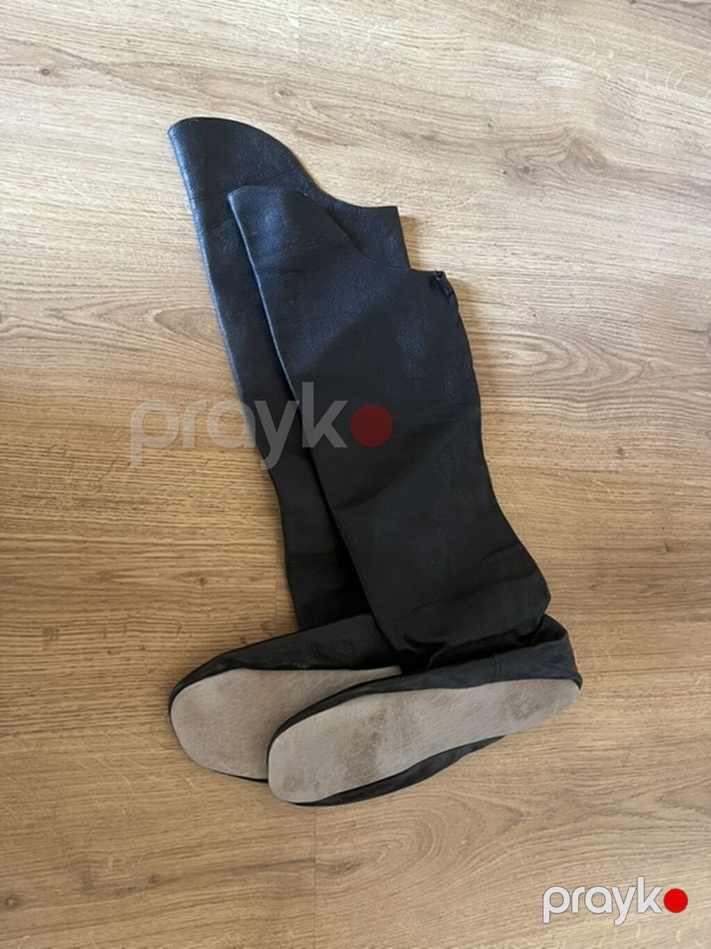 Qara dəri çəkmələr Xüsusiyyətlər: - Material: təbii dəri (yumşaq — Şəxsi əşyalar, Bakı (2)