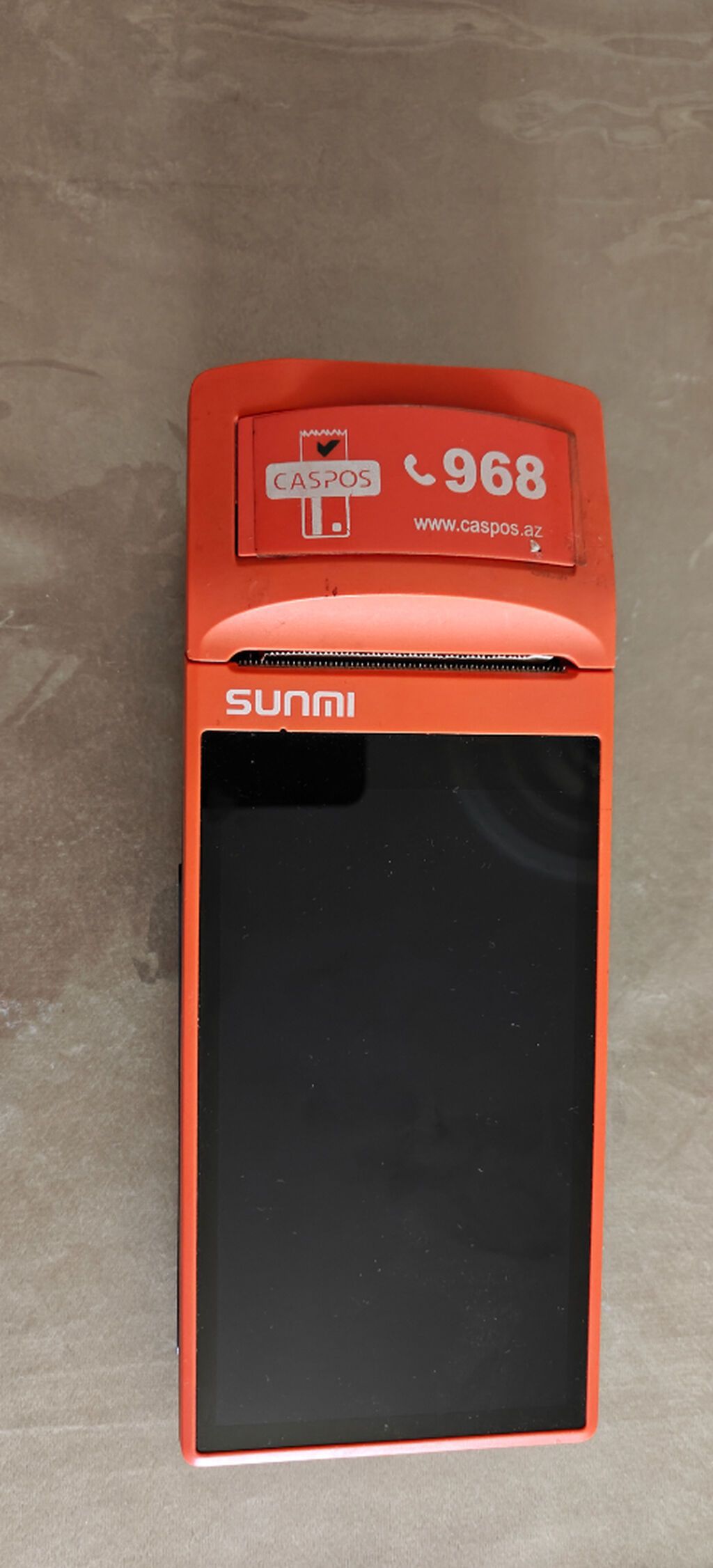 CASPOS SUNMI POS terminalı, işlənmiş