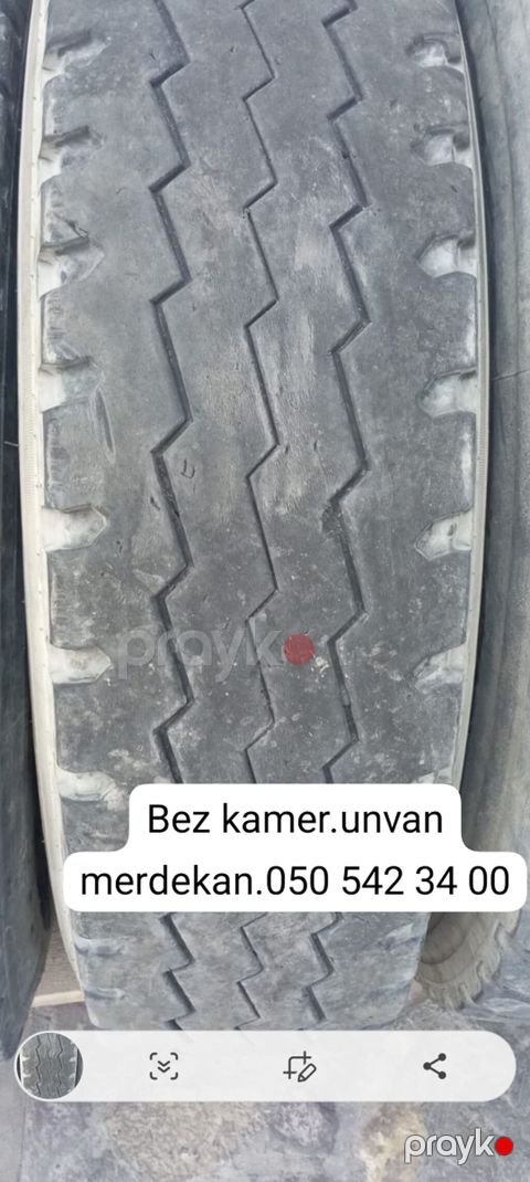 Bez kamer – yük avtomobilləri üçün təkər. - Tip: bezkamer (tubeless)
