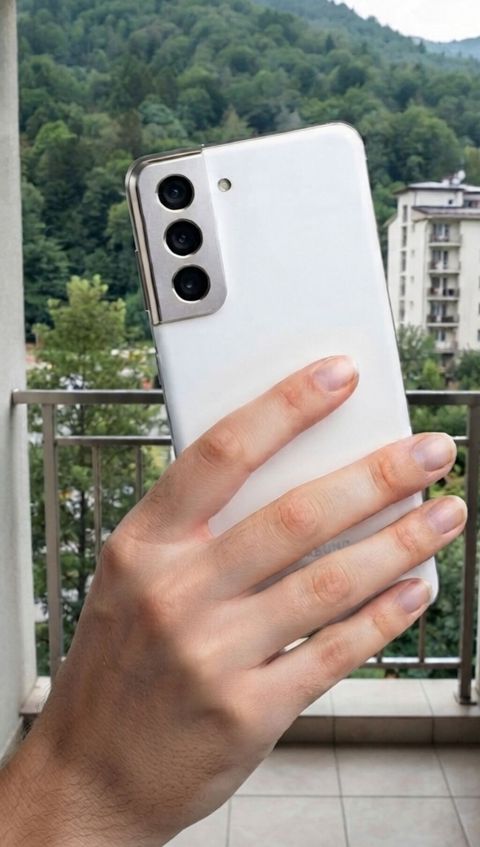 Samsung Galaxy S21, rəng - Ağ, Simsiz şarj