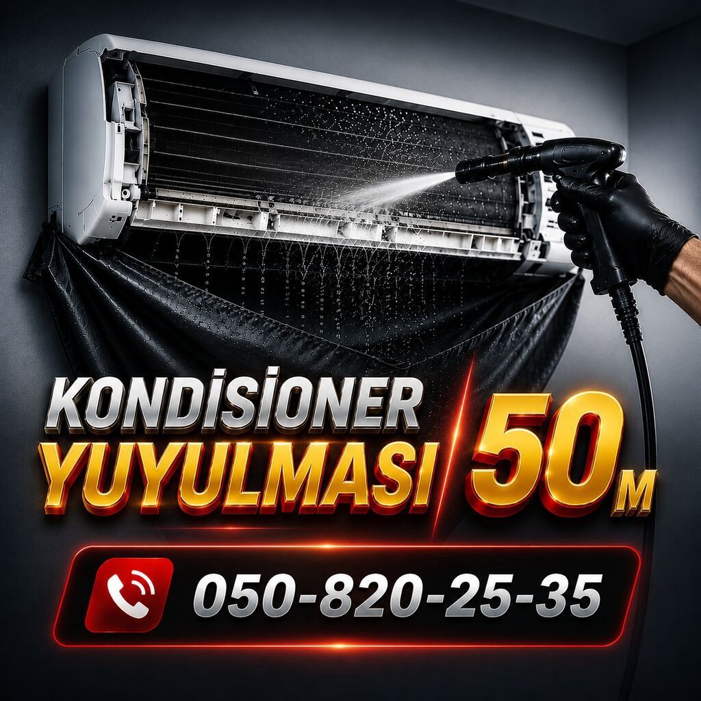 Təmir, Split kondisionerlər, Təmizləmə, Zəmanətlə, Pulsuz diaqnostika — Xidmətlər, Bakı