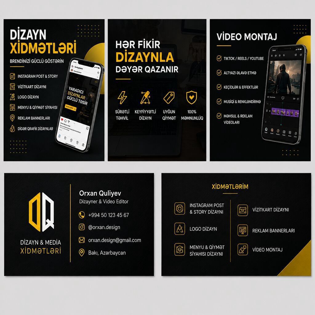 Dizayn və Media Xidmətləri Brendinizi vizual olaraq gücləndirən