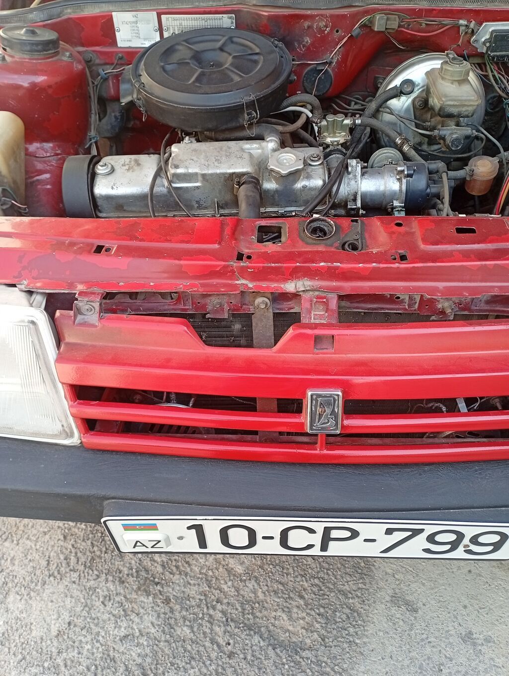 Lada 21099, qırmızı rəng, sedan korpus. - Mühərrik: benzinli — Avto, Bakı (4)