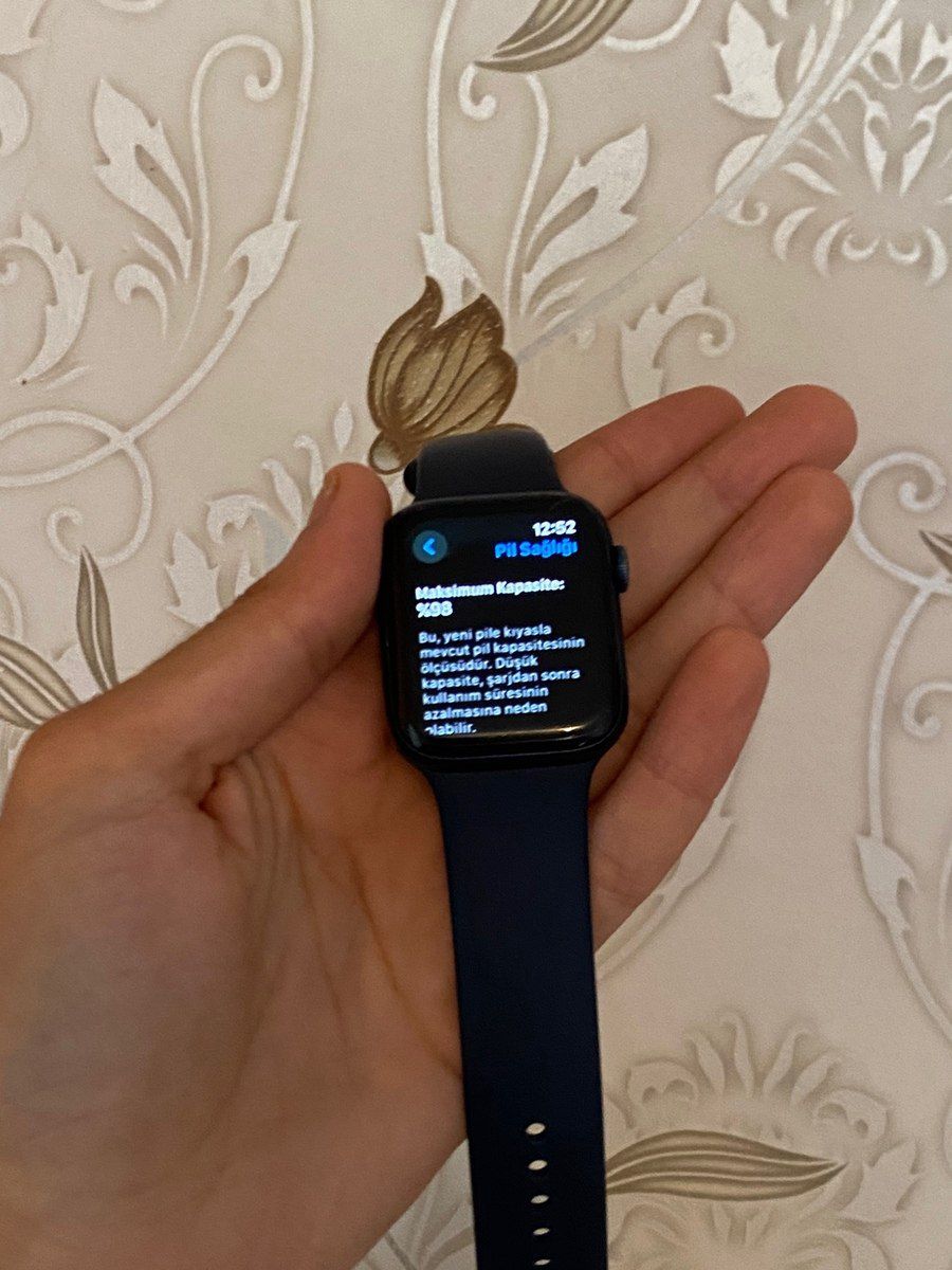 Apple Watch Series 6 Aluminum Blue 44mm — Elektronika, Bakı (2)