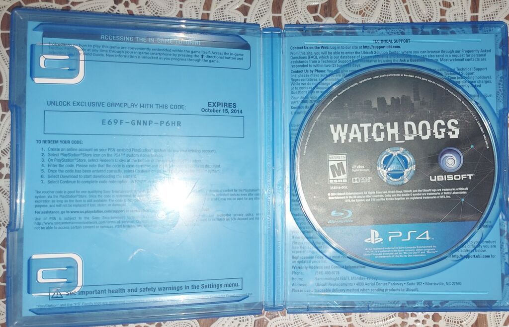 PlayStation 4 üçün Watch Dogs oyunu. Bu oyun, oyunçulara Çikaqonun — Elektronika, Bakı (2)