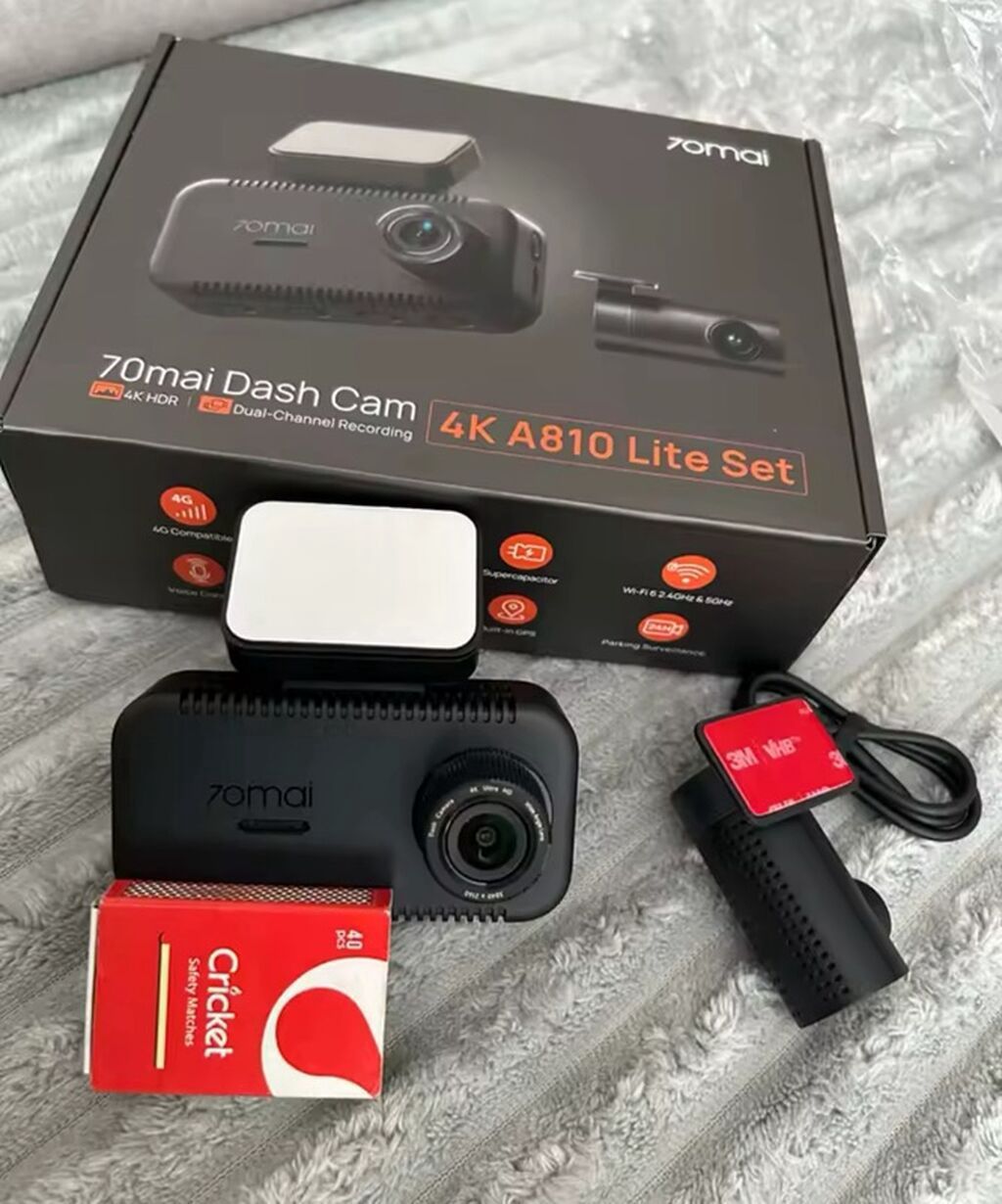 70mai Dash Cam 4K A810 Lite Set – ikikanallı avtomobil registratoru - — Elektronika, Bakı (4)