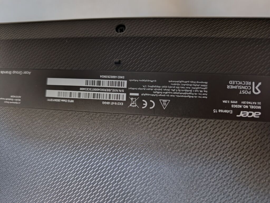 Acer Extensa 215-57 noutbuk - Prosessor: 13-cü nəsil Intel Core — Acer, Digah (5)