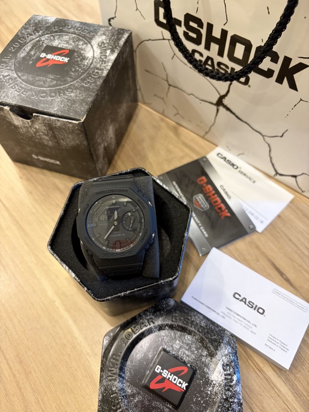 Casio G-Shock G A-2100 -1A1DR Blackout qol saatı — Şəxsi əşyalar, Bakı (2)