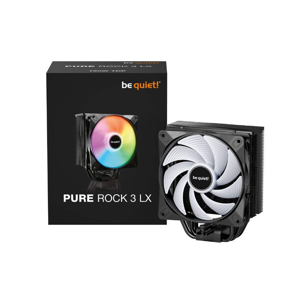 Be quiet! Pure Rock 3 LX Black (BK040) — Prosessor soyuducusu Yeni — Soyutma sistemləri, Bakı