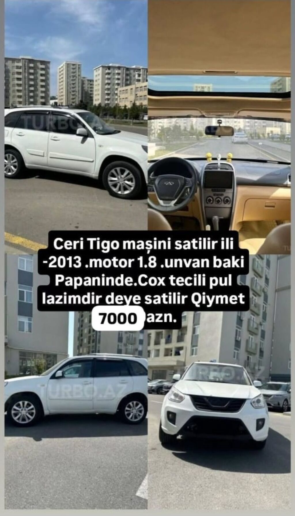 Chery Tiggo: 1.8 l | 2013 il Krossover — Avtomobillər, Bakı