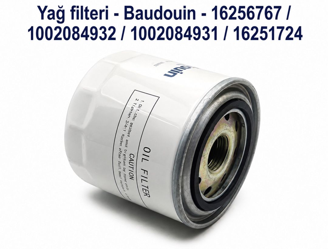 Baudouin 16256767 / 1002084932 / 1002084931 / 16251724 yağ filteri — Biznes və avadanlıq, Bakı