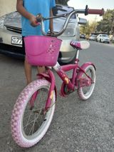 Uşaq velosipedi – 16 düym təkərlər - Rəng: çəhrayı - Ön tərəfdə səbət — Children's Bikes