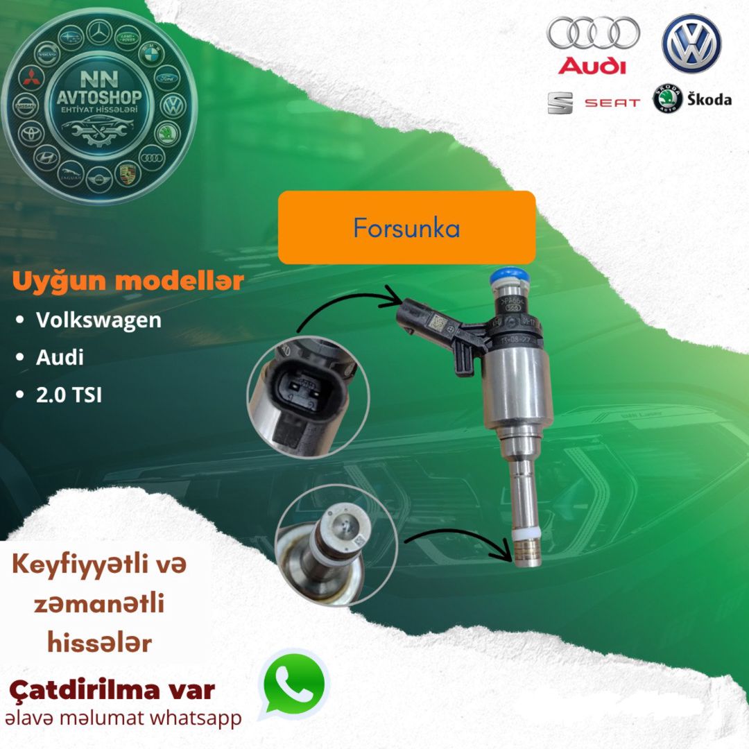 Volkswagen Audi 2.0TFSI forsunkası — Ehtiyat hissələri və aksesuarlar, Bakı