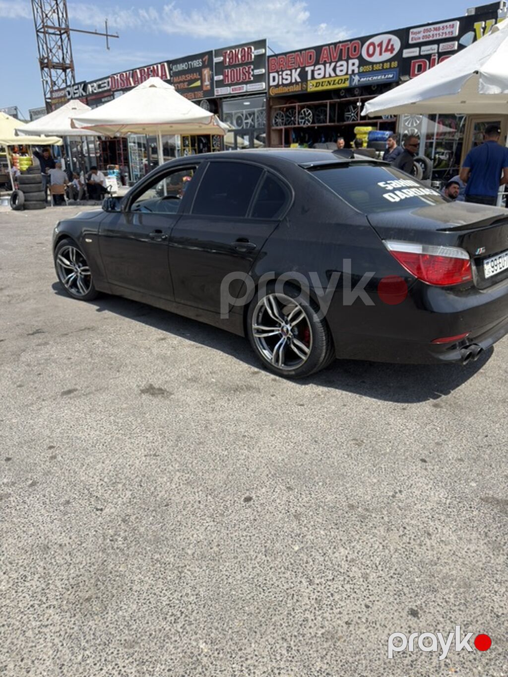 BMW 5 Seriyası (E60) sedan - Rəng: qara, tünd şüşələr - Ban: sedan — Avtomobillər, Bakı (9)