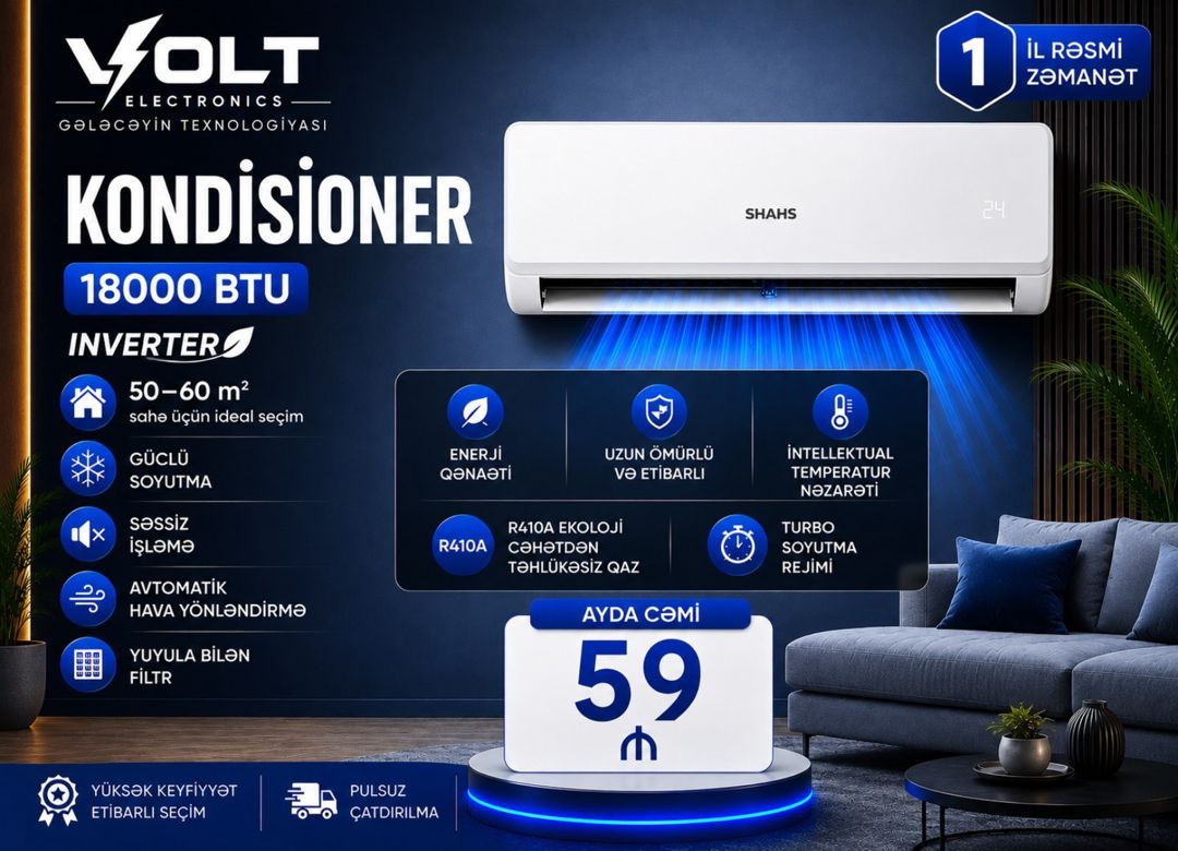 Kondisioner Shahs — Ev texnikası, Bakı (4)