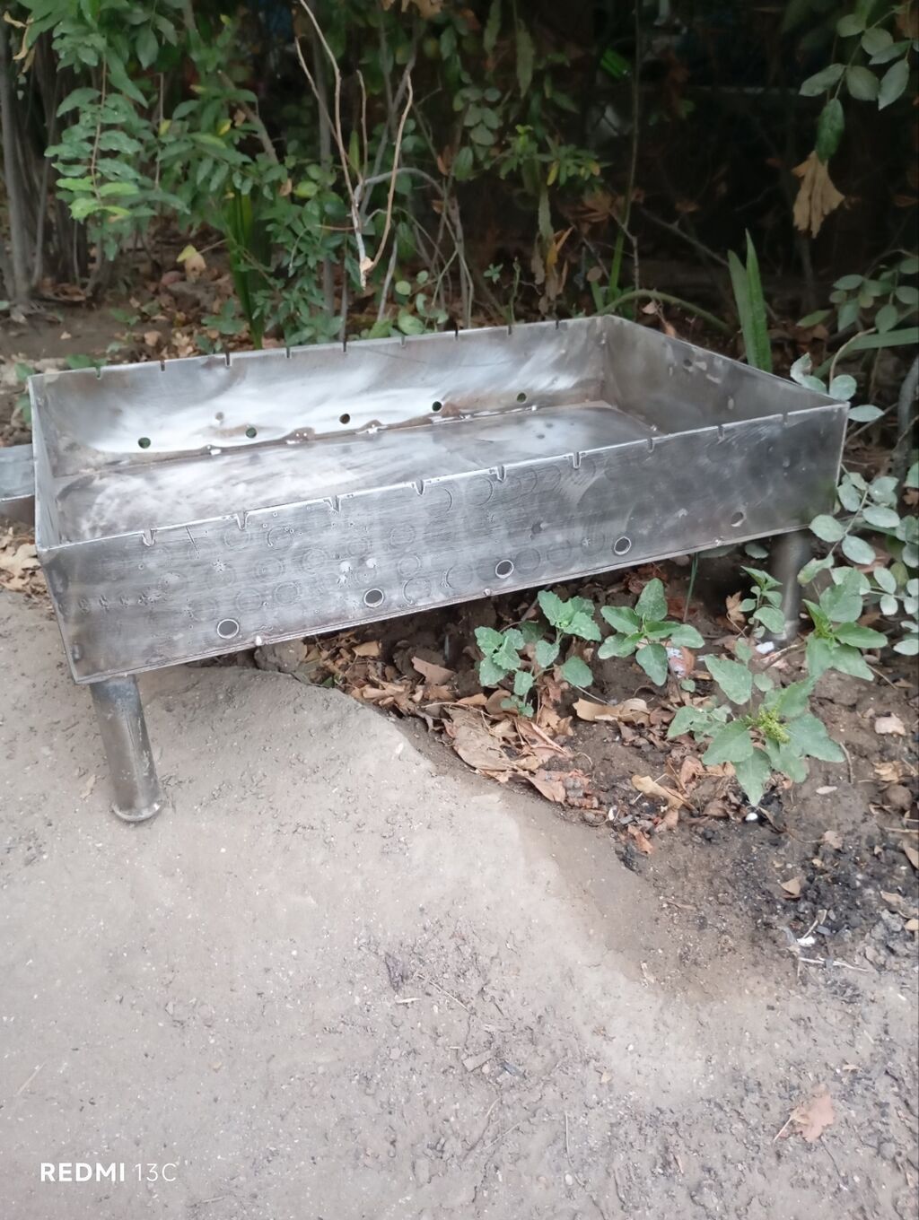 Qalın paslanmaz poladdan manqal (3 mm) — 50x32x8 sm Keyfiyyətli və — Mallar, Bakı