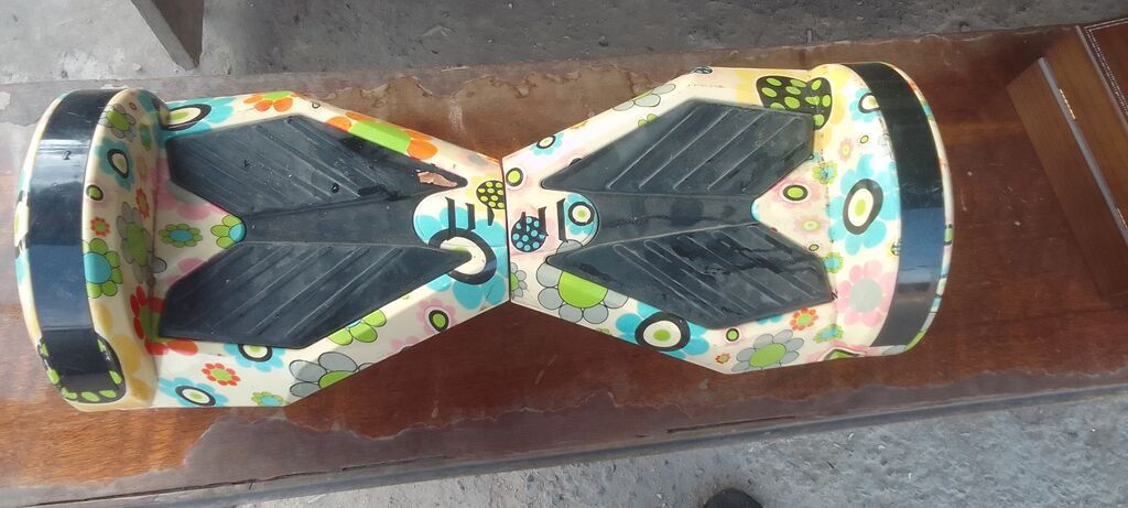 Rəngarəng naxışlı iki təkərli hoverboard (özözünə tarazlaşan skuter) — Mallar, Bakı (3)