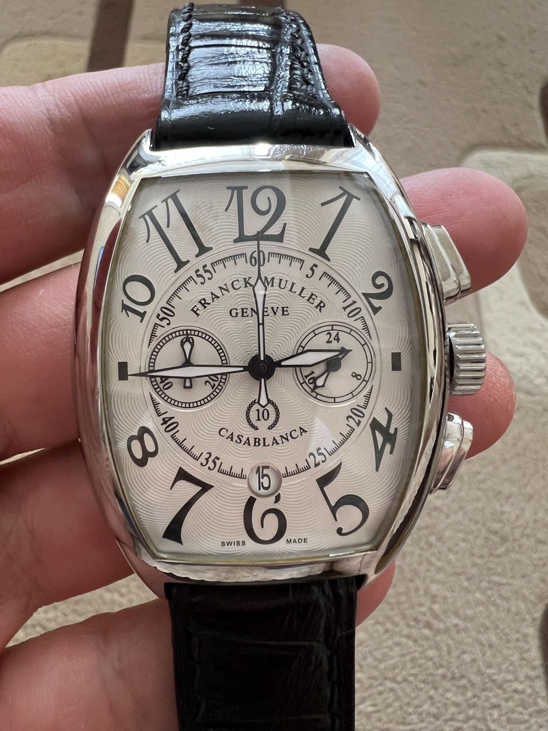 Franck Muller qol saatı — Şəxsi əşyalar, Bakı