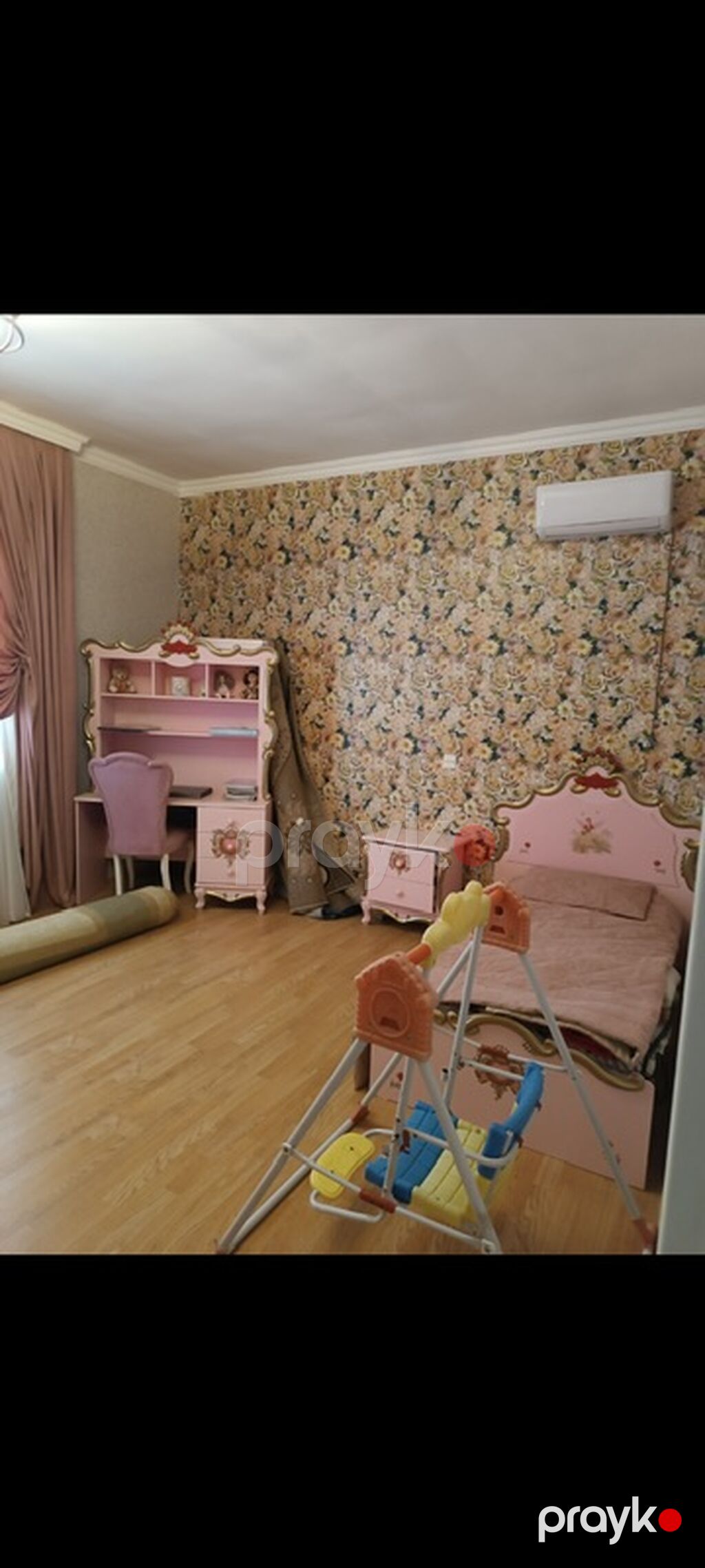 Uşaq/yeniyetmə qız otağı mebel dəsti - Rəng: açıq çəhrayı, qızılı — Mebel, Digah (6)