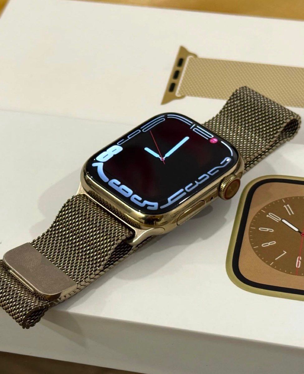 Apple Watch Series 8 Steel Graphite 45mm — Elektronika, Bakı (2)