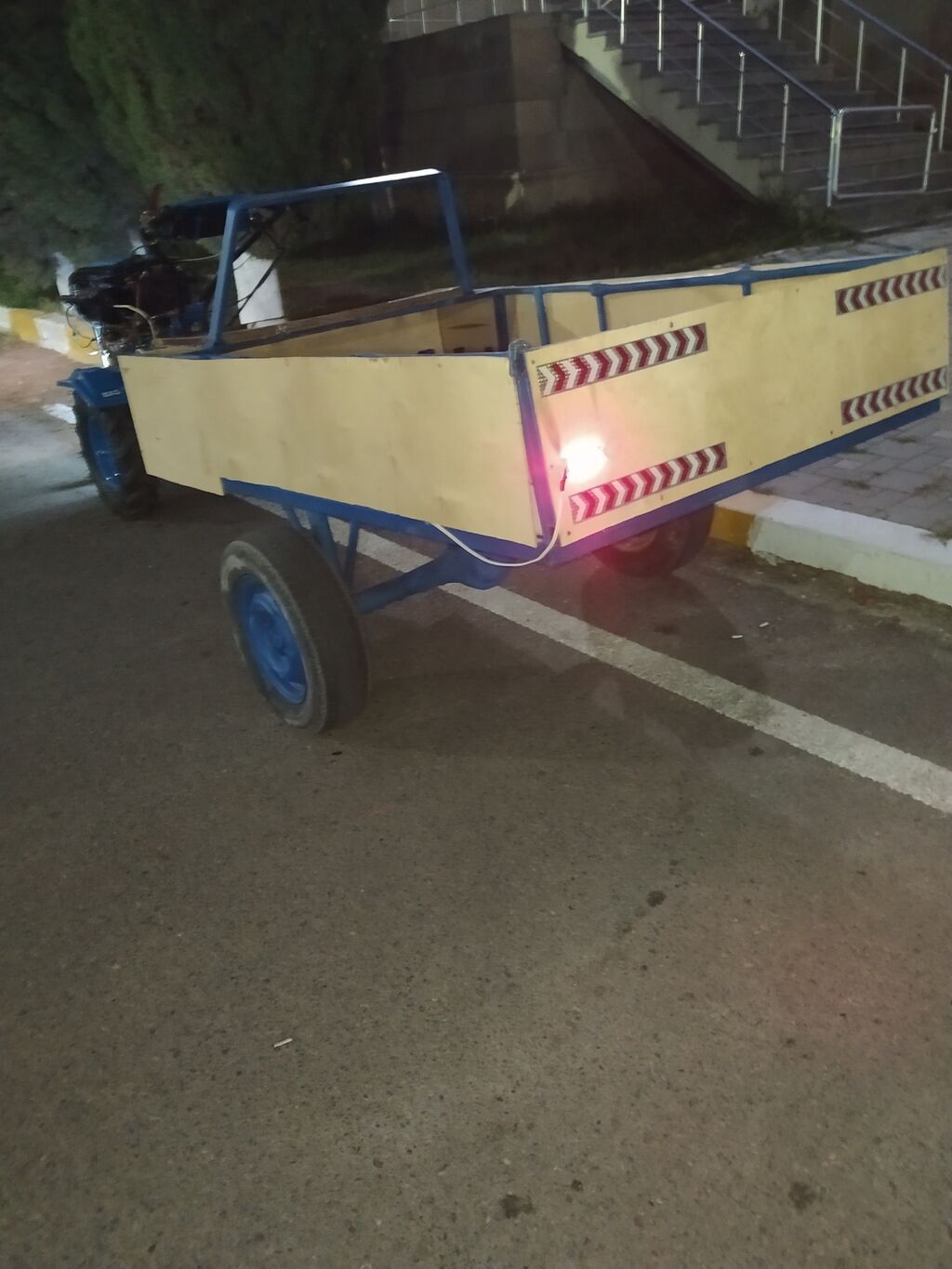 Yük daşıma üçün qoşqulu Mini Matablok islenmeyib 25at gücü boş boşuna — Motobloklar, Qazax (3)