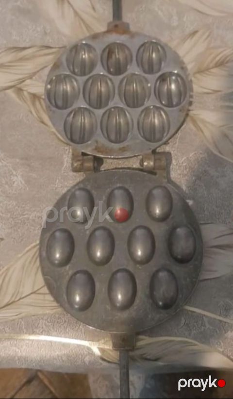 Şirniyyat qəlibləri, Metal, Oval