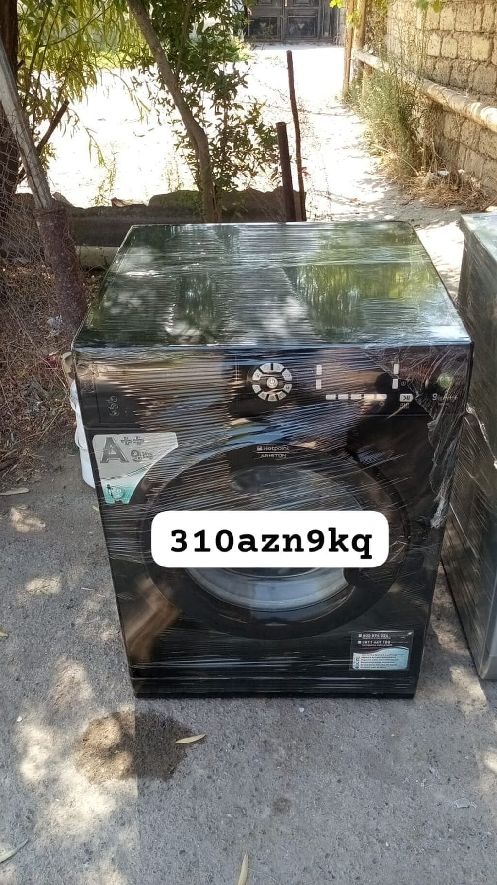 Hotpoint Ariston önyükləməli paltaryuyan maşın - Yük tutumu: 9 kq — Paltaryuyan maşınlar, Bakı